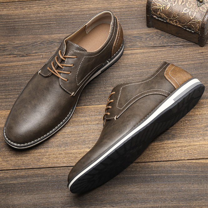 Men's Leather Casual Comfort Shoes