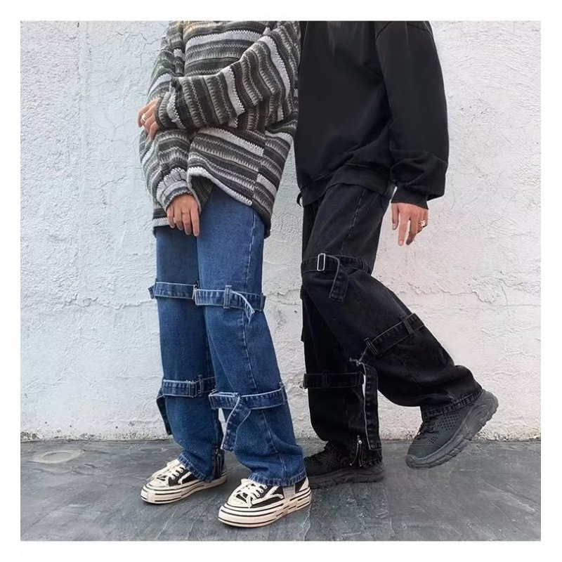 Men's Trend Wide Leg Hip Hop Jeans