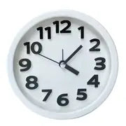 3D Big Round Silent Quartz Alarm Clock for Bedrooms
