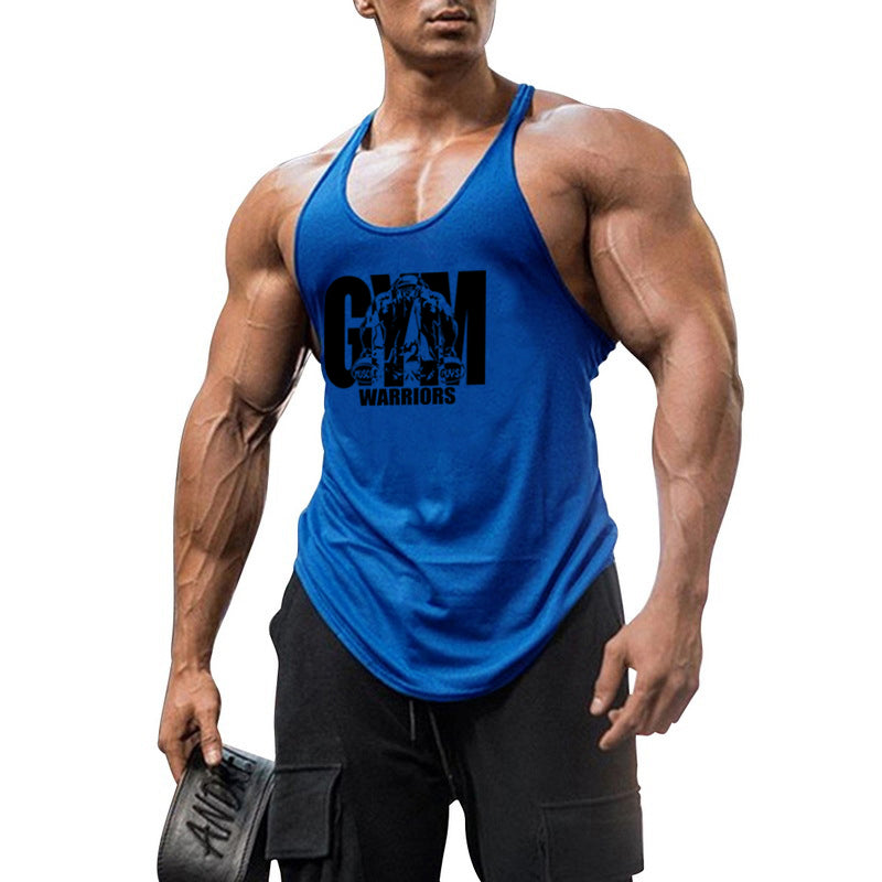 Men's Breathable Elastic Muscle Fitness Running Vest
