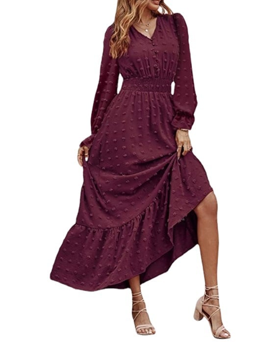 Women's A-Line Maxi Skirt | High Waist Elegant Style