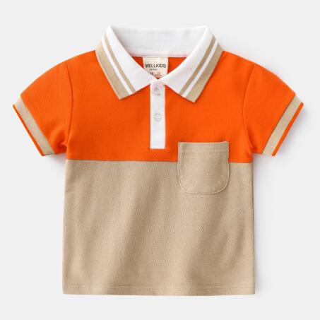 Baby Boy's Short-Sleeved Summer Polo Shirt