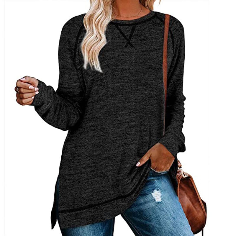 Women's Solid Color Sweater | Cotton-Poly Blend | 8 Colors | S–XXL