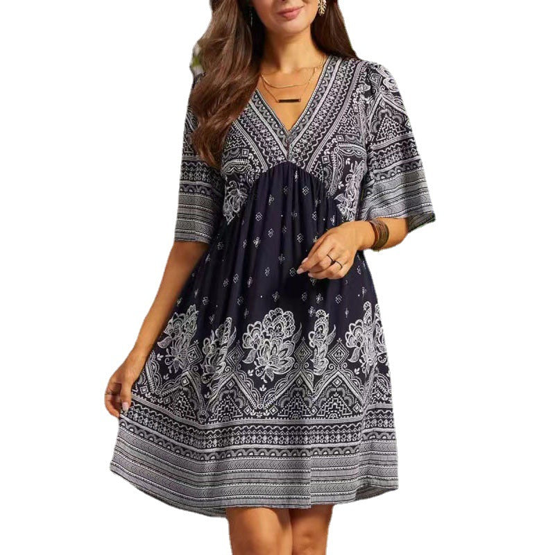 Summer New Ethnic Style Dress for Women
