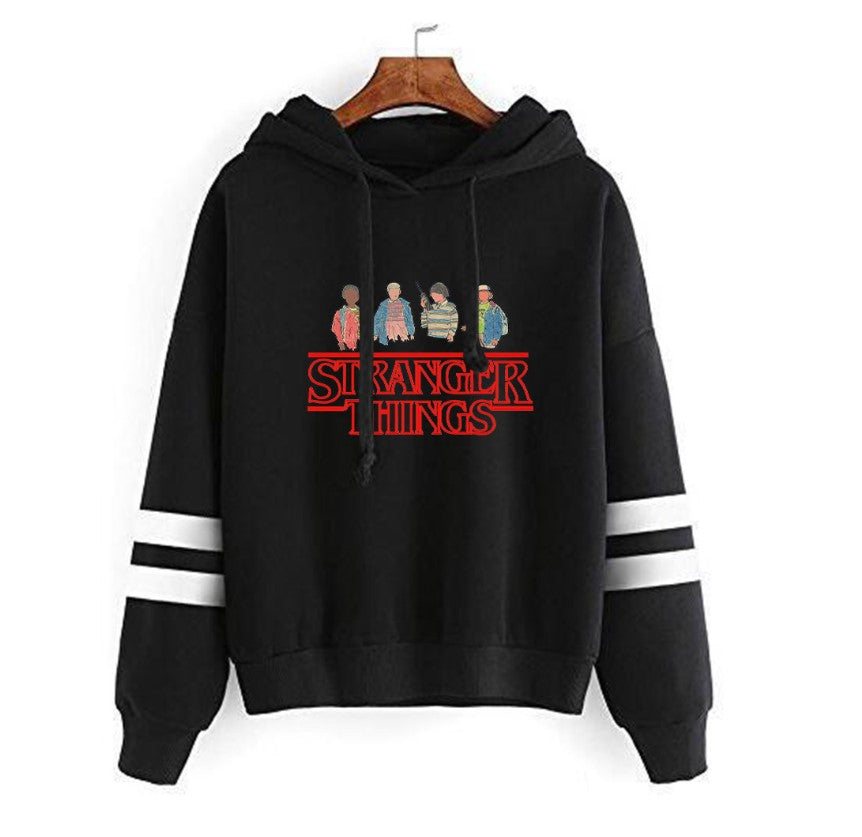 Stranger Things Graphic Long Sleeve Hoodie