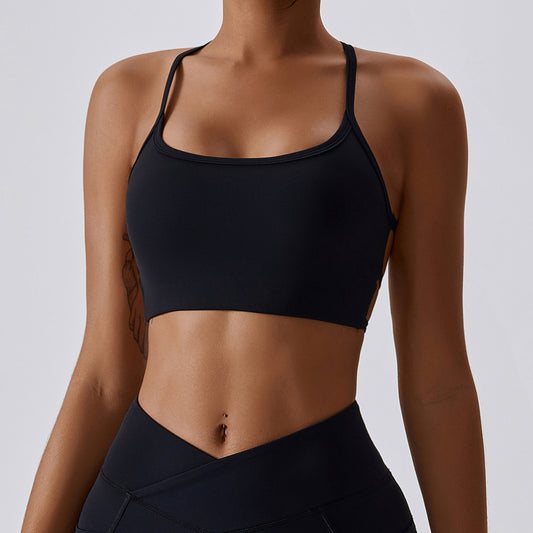 Breathable Quick-Dry Women's Yoga Sports Bra (Model 8001)