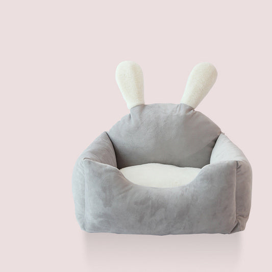 Universal Dog Bed with Washable Cushion for Pets
