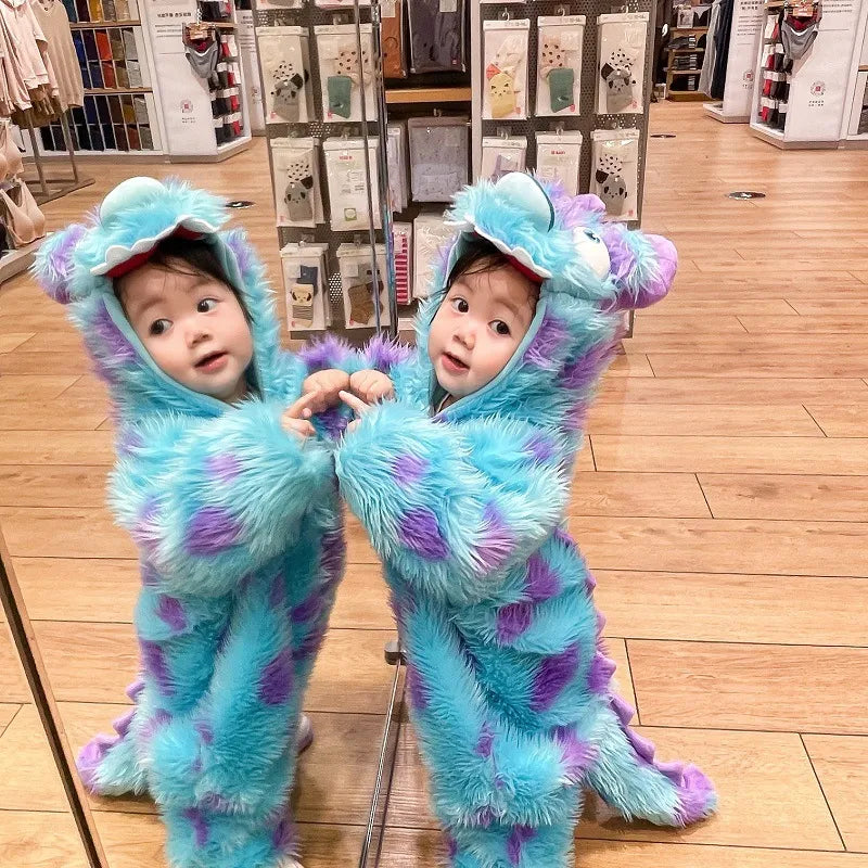 Cute Animal Baby Jumpsuit — Hooded Zipper Romper
