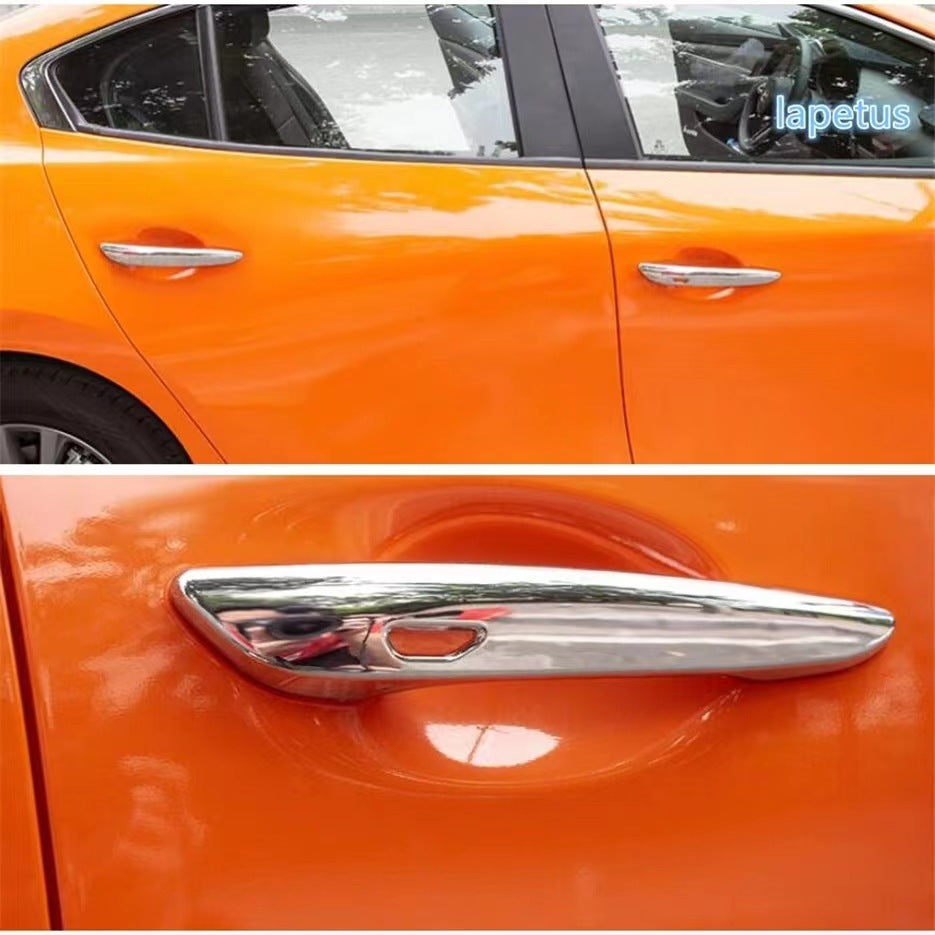 Carbon Fiber Pattern Door Handle Trim for Mazda CX-60