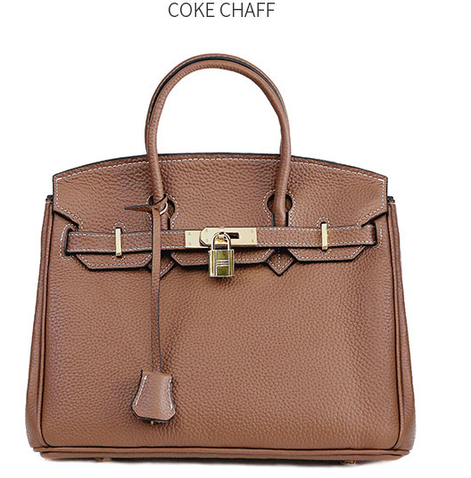 Platinum Bag in First Layer Cowhide