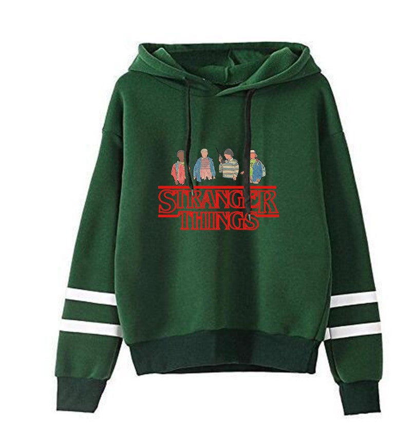 Stranger Things Graphic Long Sleeve Hoodie
