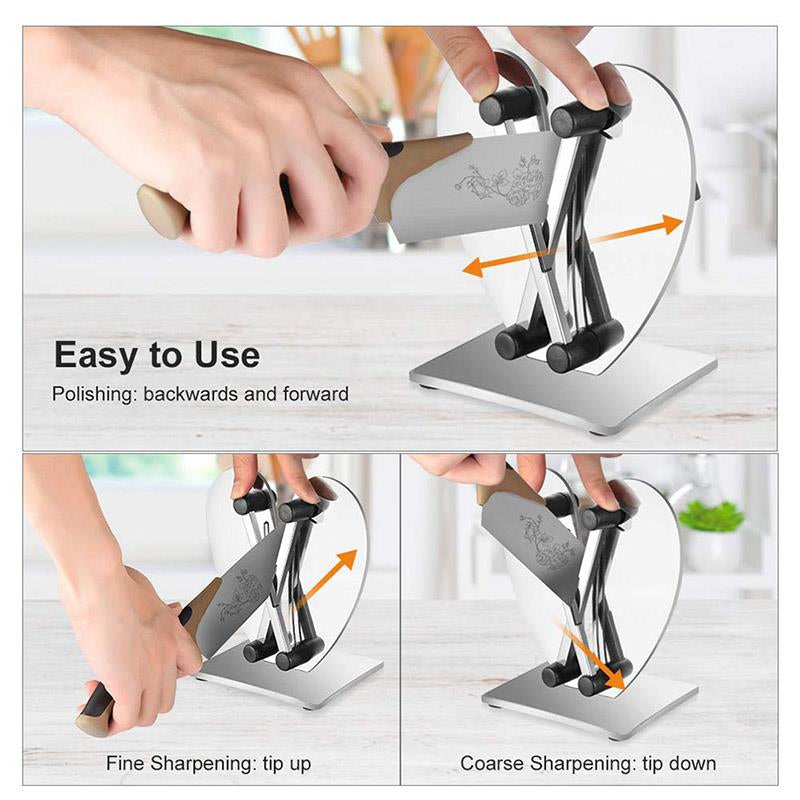 Stainless Steel Sharpener with Heart Design