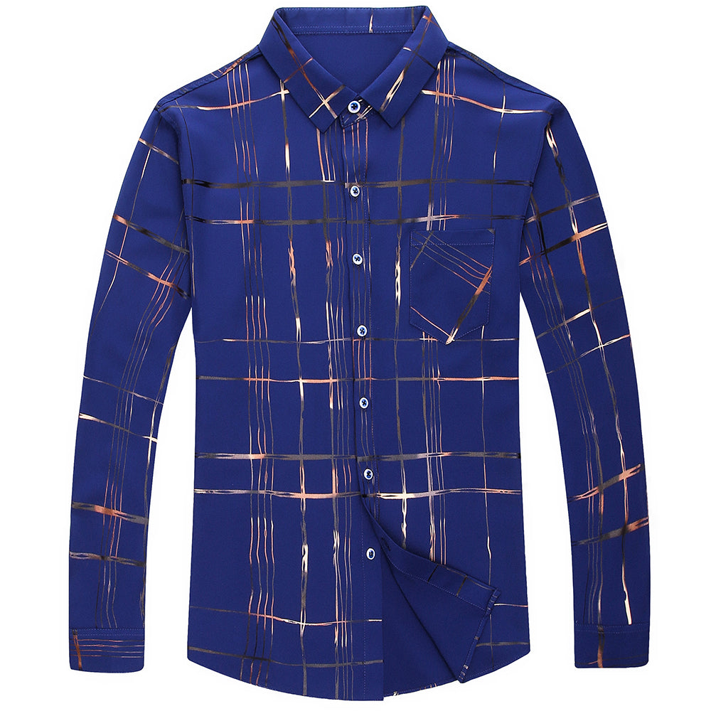 Men's Casual Spandex Fashion Shirt
