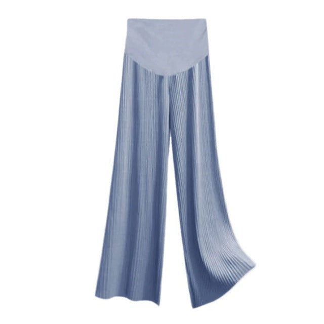 Spring Summer Maternity Wide-leg Casual Trousers