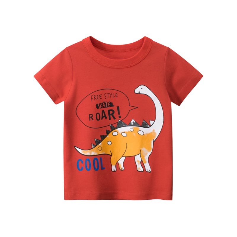 Boy's Dinosaur Short-Sleeved T-Shirt
