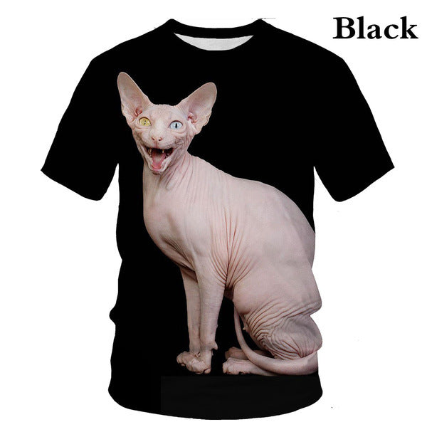 Custom Printed Casual Men's T-shirt in Polyester