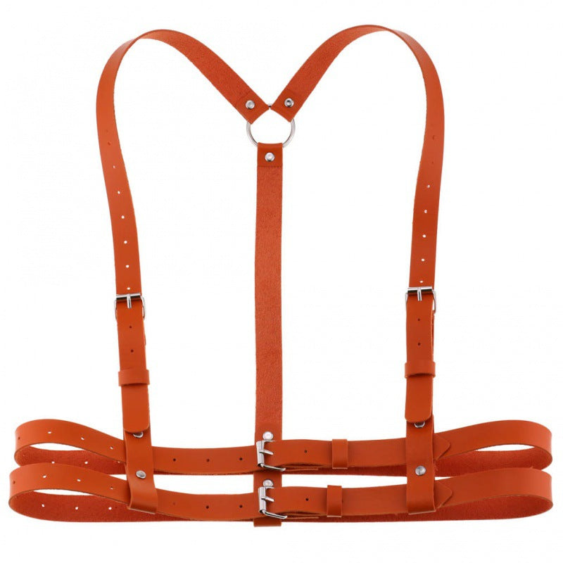 Punk Waist Cincher with Stylish Strap for Fashion