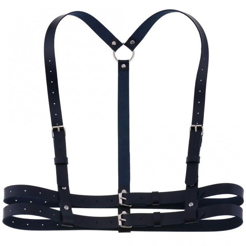 Punk Waist Cincher with Stylish Strap for Fashion
