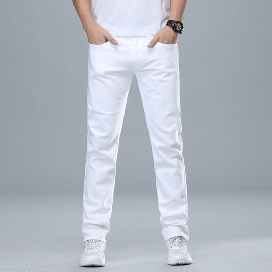 Men's Slim Fit Straight Leg Trendy Pants
