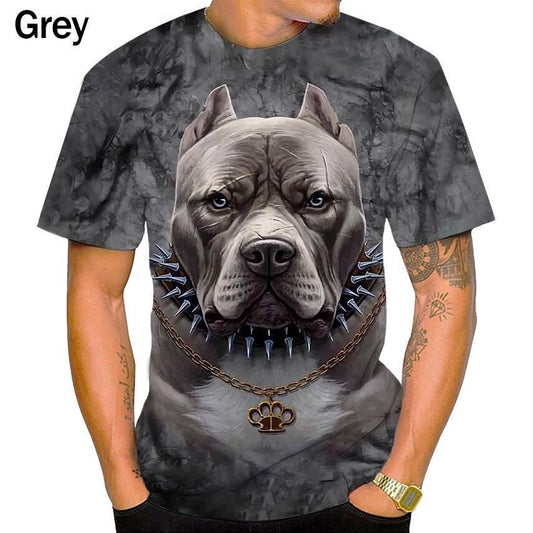 Custom Printed Casual Men's T-shirt in Polyester