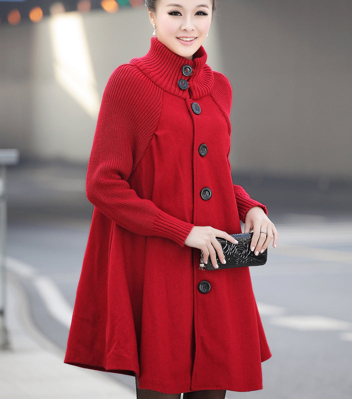 Women's Fashion Mid-Length Trench Coat — Classic Outerwear