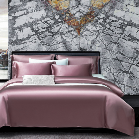 Double-Sided Silk Four-Piece Bedding Set