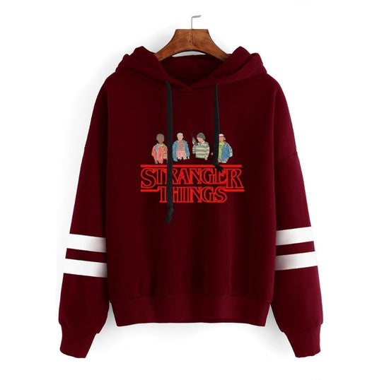Stranger Things Graphic Long Sleeve Hoodie