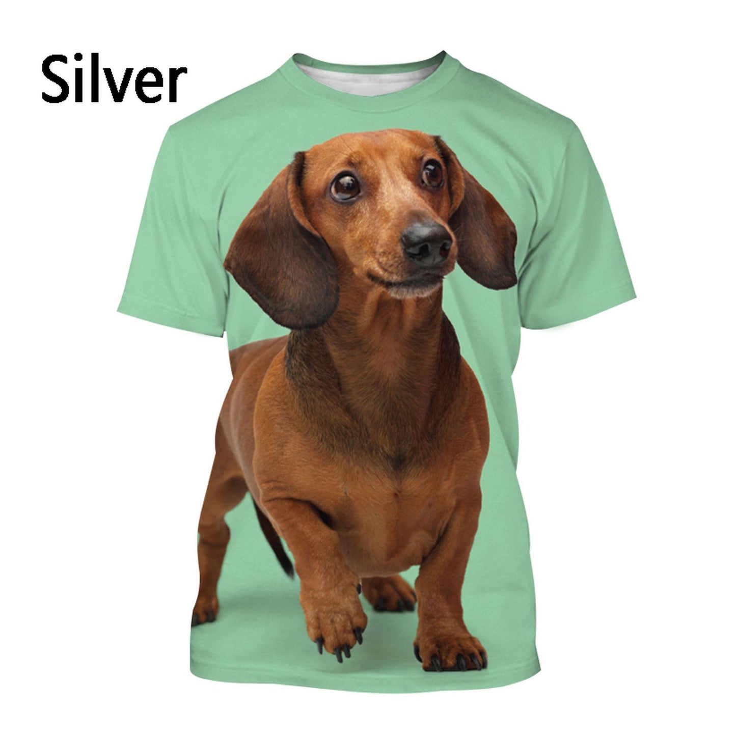 Custom Printed Casual Men's T-shirt in Polyester
