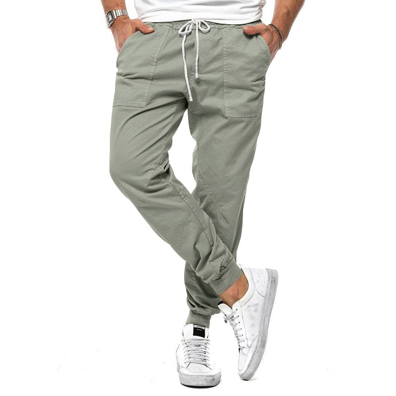 Men's Casual Loose Tapered Pants for Outdoor Leisure
