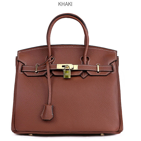 Platinum Bag in First Layer Cowhide