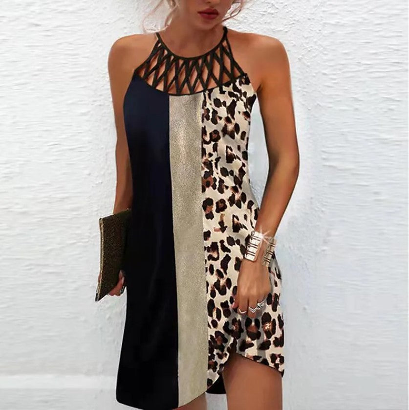 Casual Bohemian Dress with Ethnic Print Design