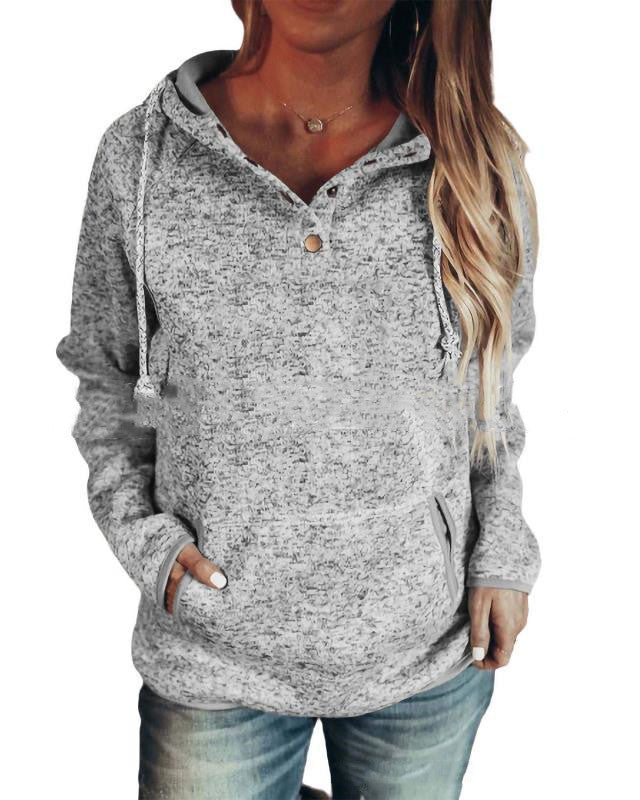 Hooded Long Sleeve Rope Sweatshirt