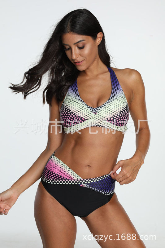 New Women's Cross-Border Separates Bikini Set