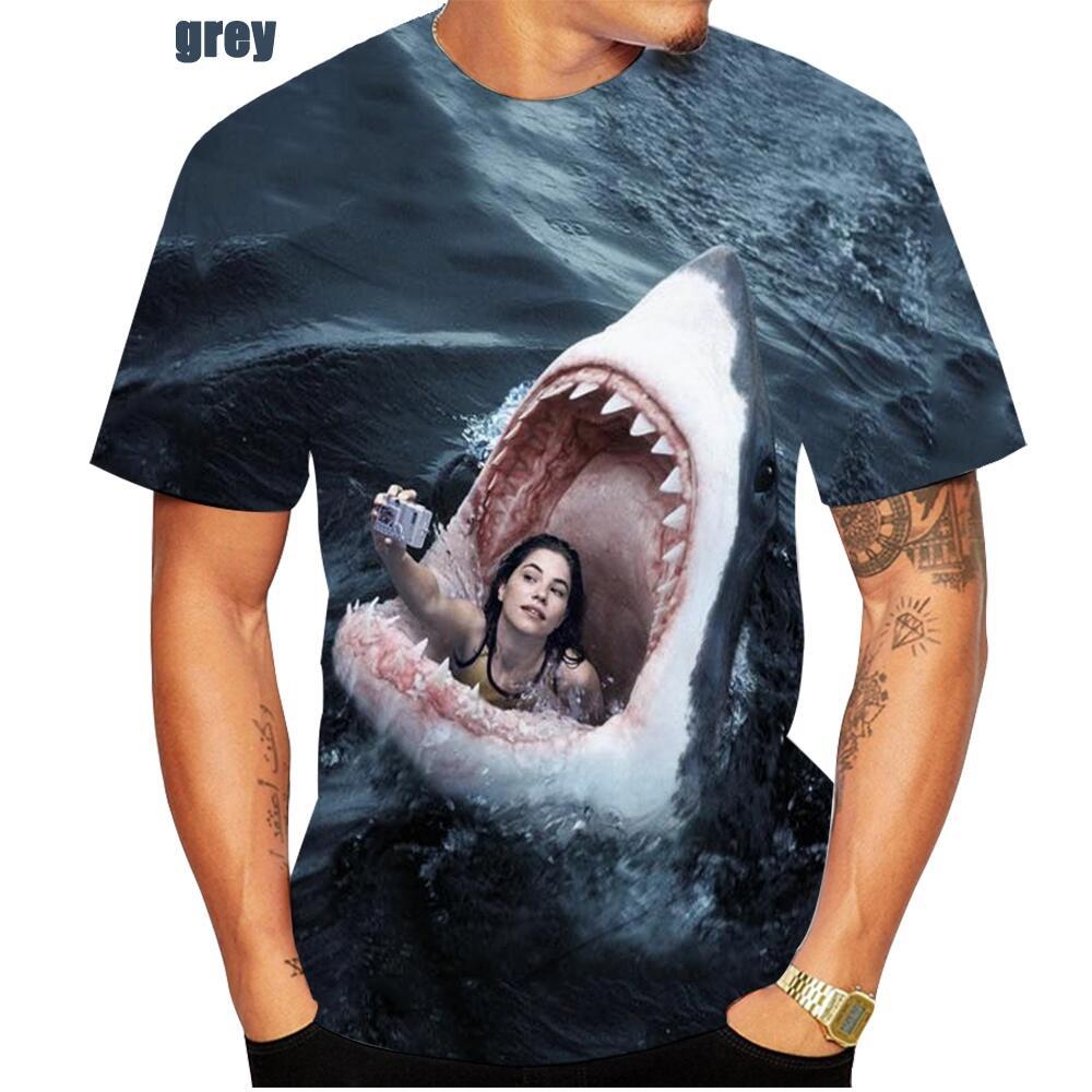 Custom Printed Casual Men's T-shirt in Polyester