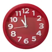 3D Big Round Silent Quartz Alarm Clock for Bedrooms