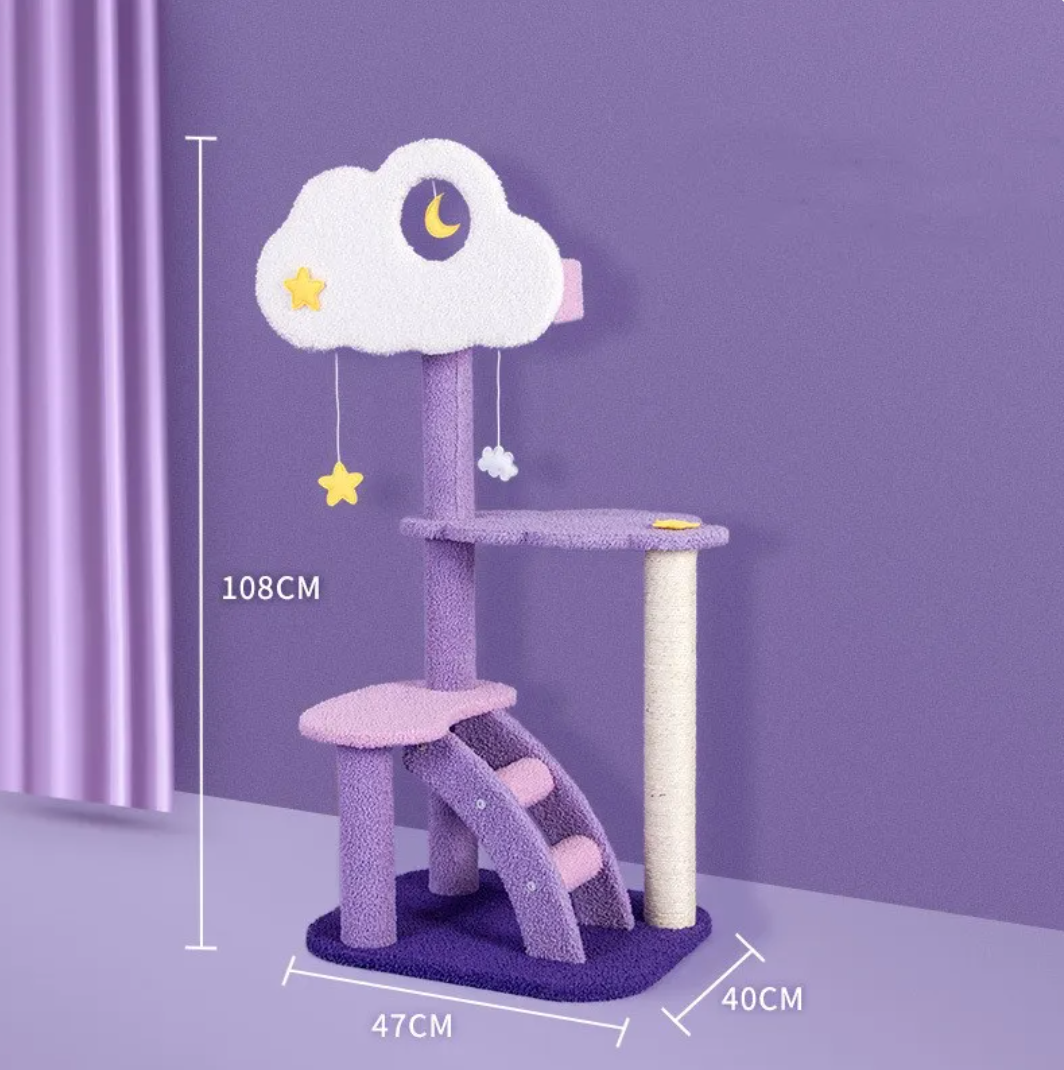 Large Cat Scratching & Jumping Platform — Multi-Level Cat Tree
