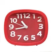 3D Big Round Silent Quartz Alarm Clock for Bedrooms