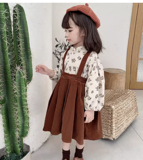 Girl's Spring and Autumn Skirt Cover