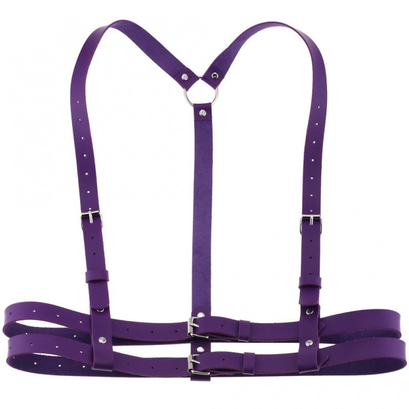 Punk Waist Cincher with Stylish Strap for Fashion