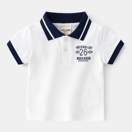 Baby Boy's Short-Sleeved Summer Polo Shirt