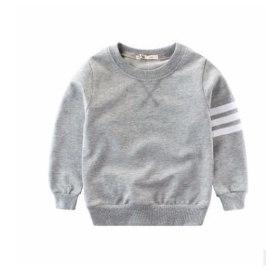 Boy's Long Sleeve Round Neck Pullover Sweater