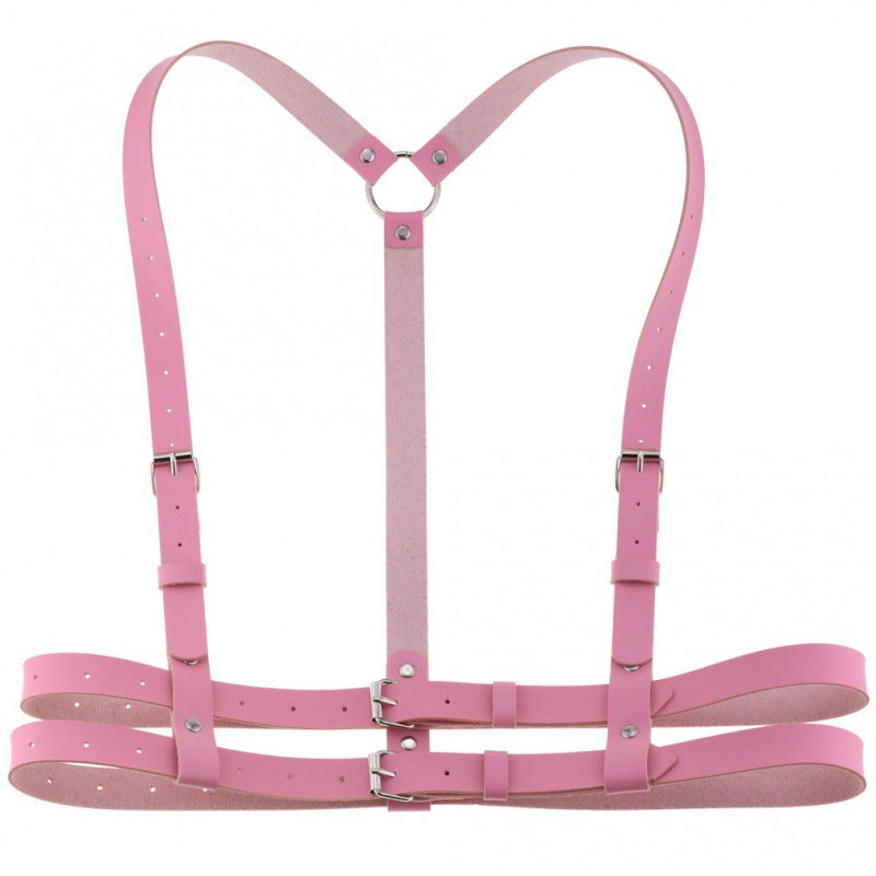 Punk Waist Cincher with Stylish Strap for Fashion