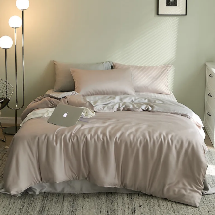Tencel Ice Silk 4-Piece Bedding Set