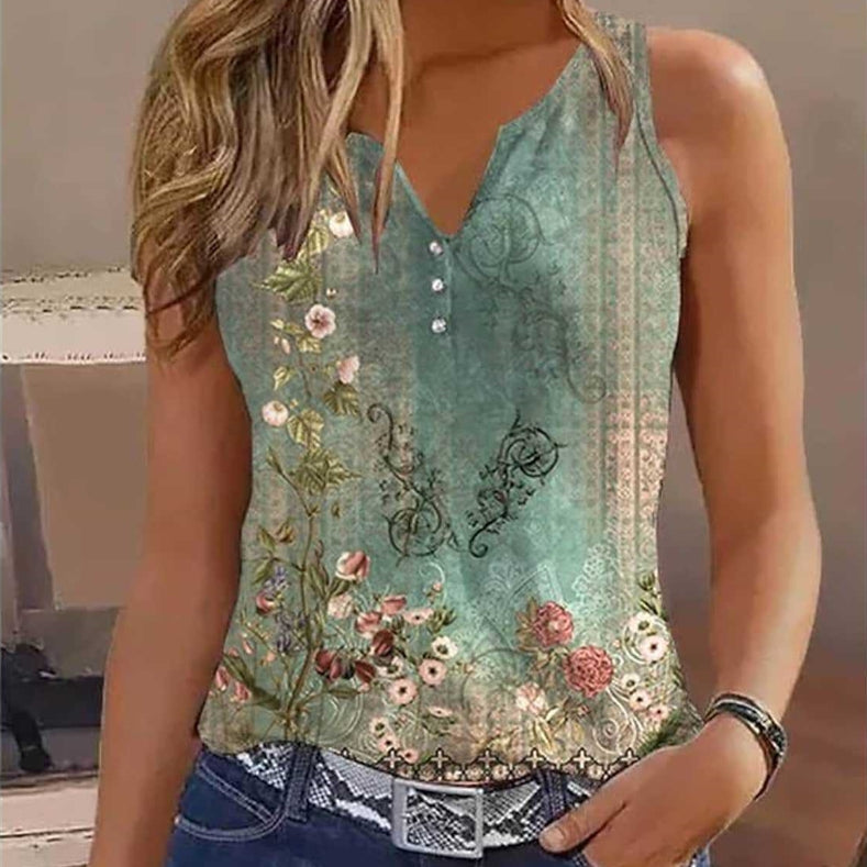 V-neck Strap Vest for Women - Spring/Summer Fashion