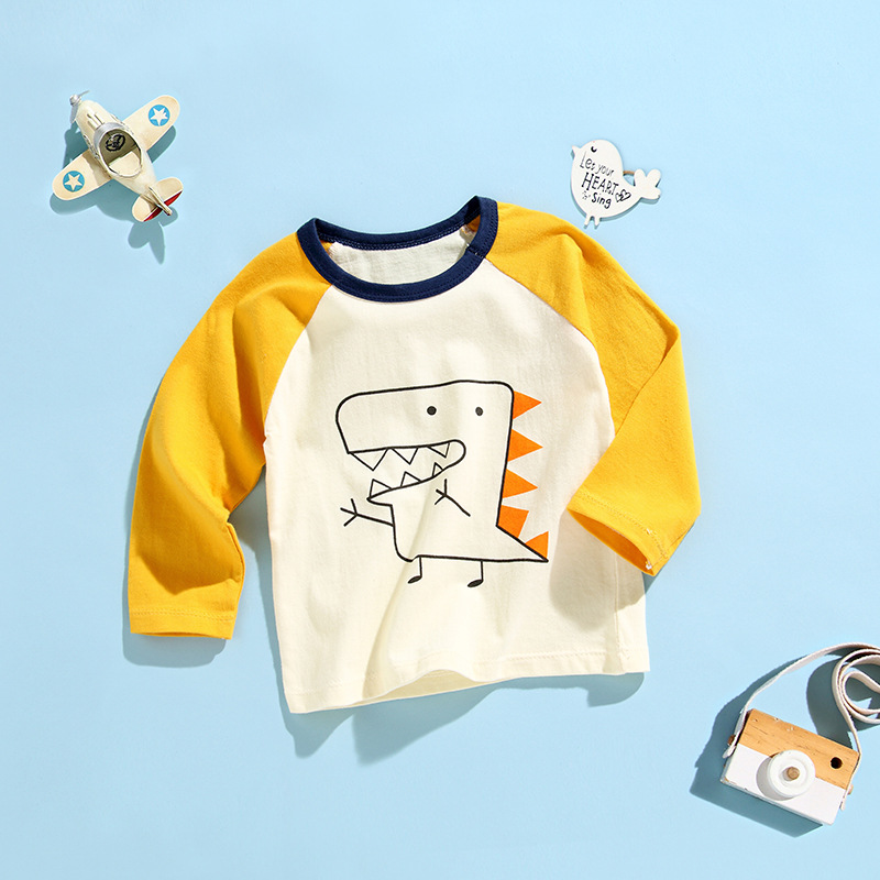 Cotton Cartoon Short Sleeve T-shirt for Kids