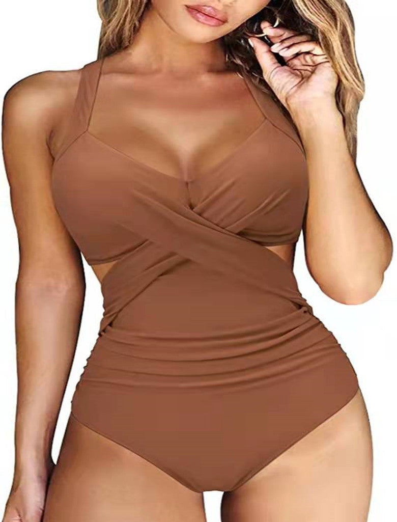 Cross-Back Bodysuit for Dropshipping