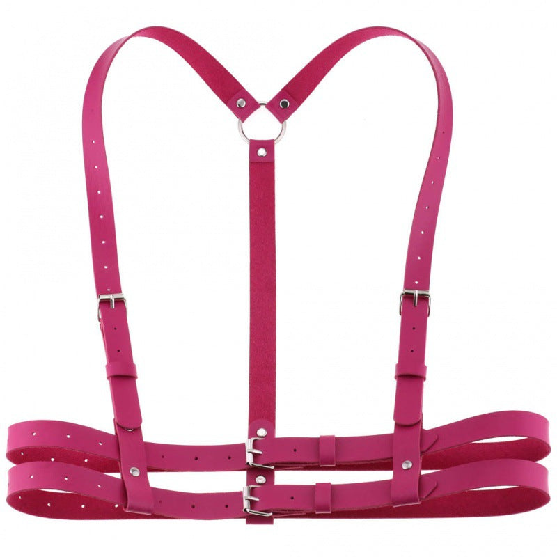 Punk Waist Cincher with Stylish Strap for Fashion