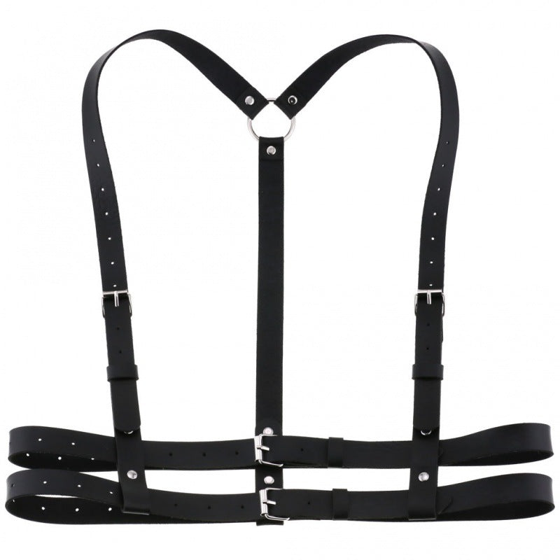 Punk Waist Cincher with Stylish Strap for Fashion