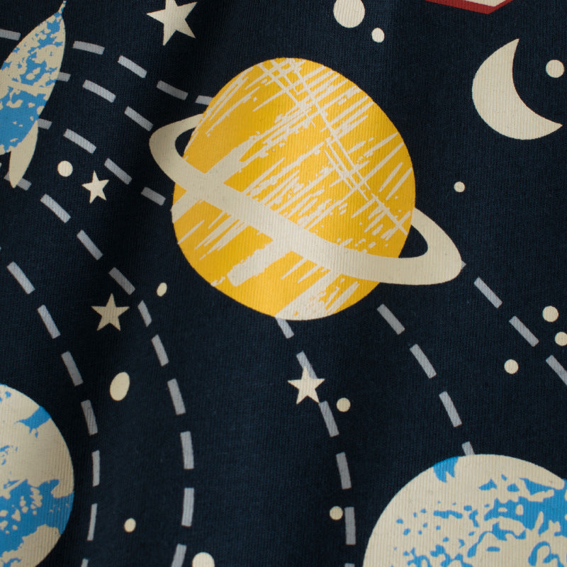 Summer Boys' Short Sleeve Cartoon T-Shirt - Cotton