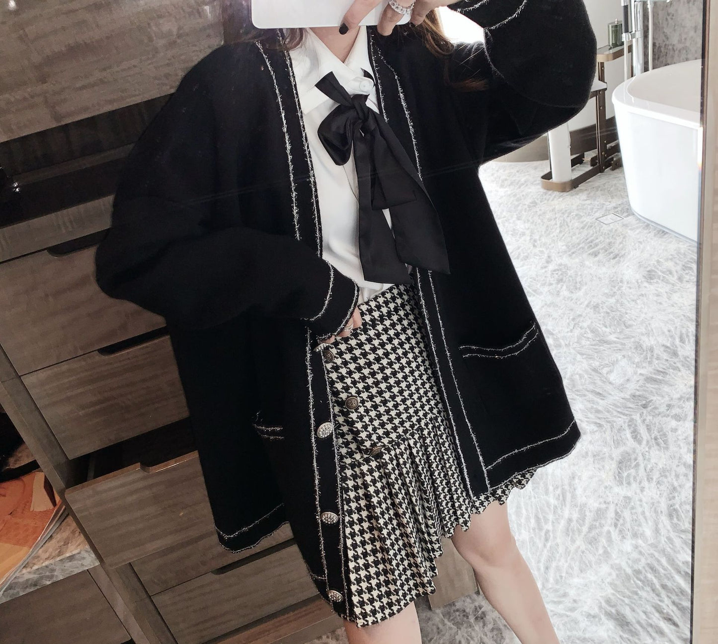 Knit Cardigan — College Style Casual Sweater